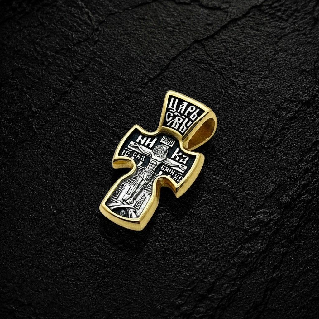 The Crucifixion of Christ. The Protection of the Mother of God. Orthodox Cross