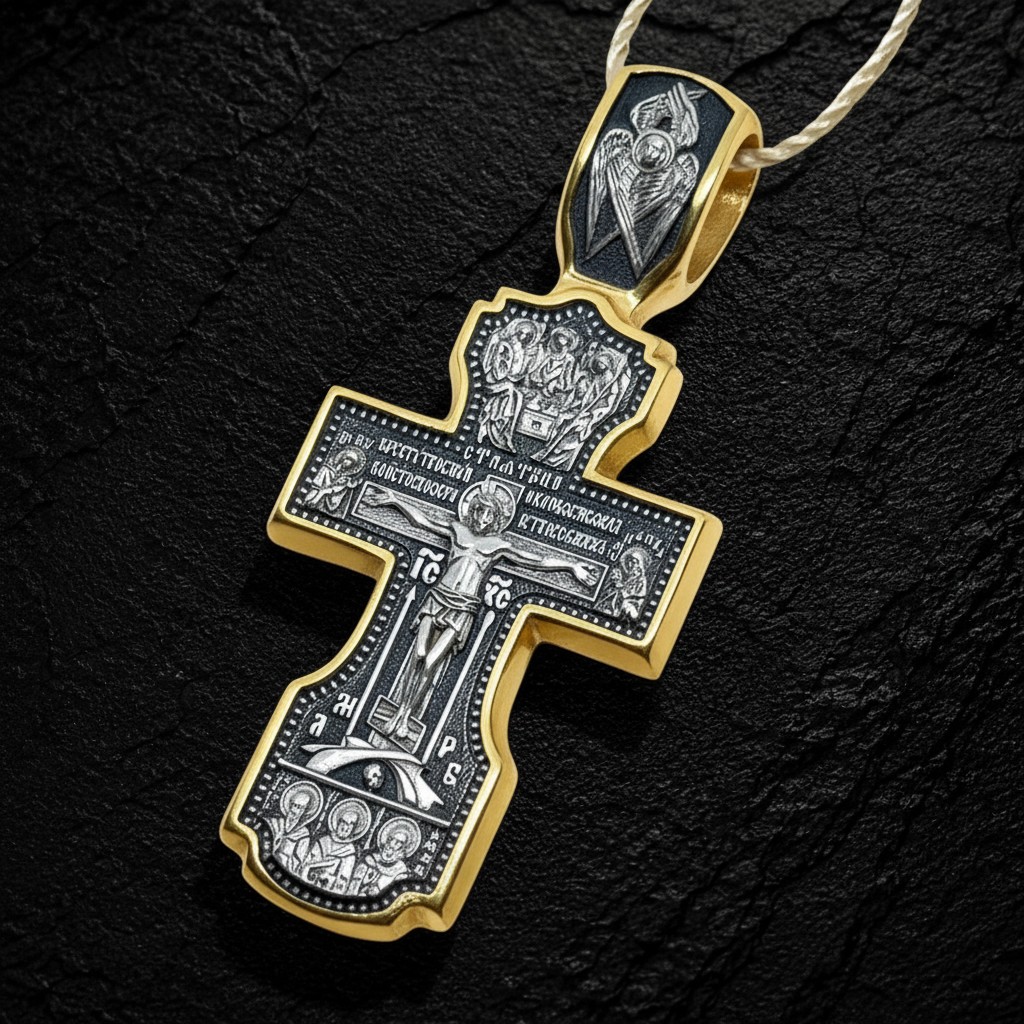 The Crucifixion of Christ. The Deesis. The Prayer to the Cross. The Most Holy Trinity. St Basil the Great, St Gregory the Theologian, St John Chrysostom. The Prayer "Let God Arise". Orthodox Cross