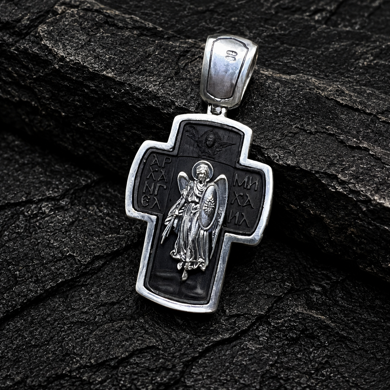 The Holy Face of Christ, the Archangel Michael. Orthodox Cross