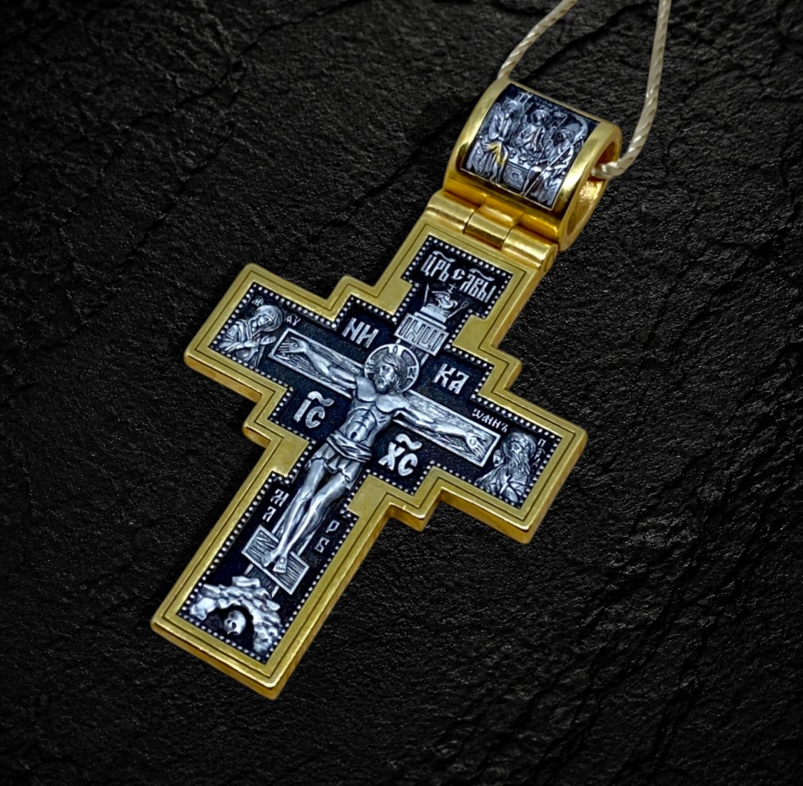 The Crucifixion of the Lord. The Deesis. The Holy Trinity. St Alexander of Svir. Orthodox Cross