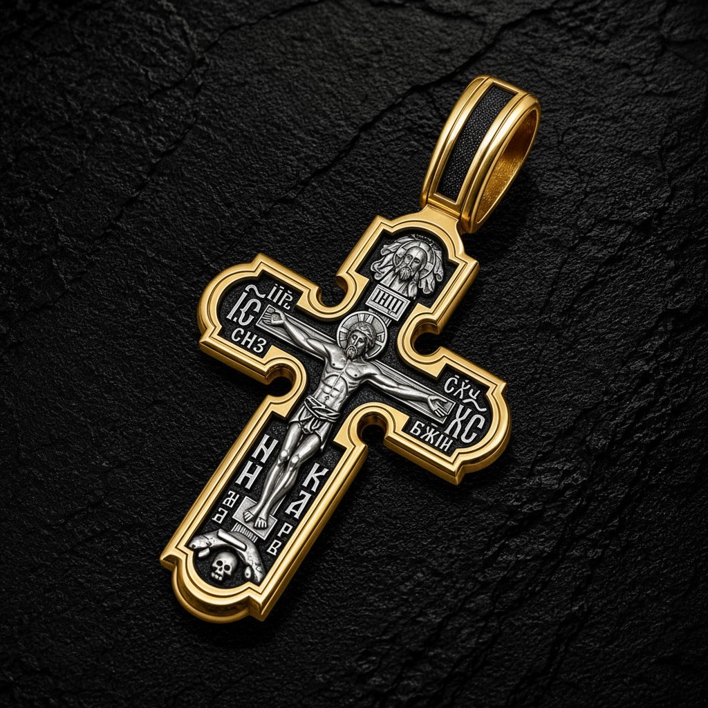 The Crucifixion of Christ. The Holy Face of Christ. The "Sign" Icon of the Mother of God. St Nicholas. Orthodox Cross